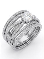 Anello Giorgio Visconti Donna in Oro Diamante AB13974